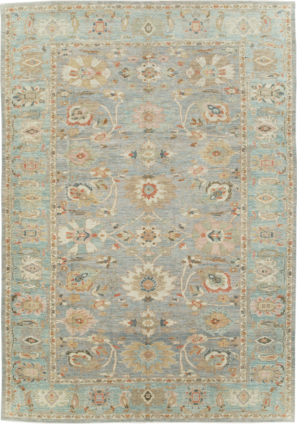 Modern Persian Sultanabad Room Size Carpet, No.30549 - Galerie Shabab