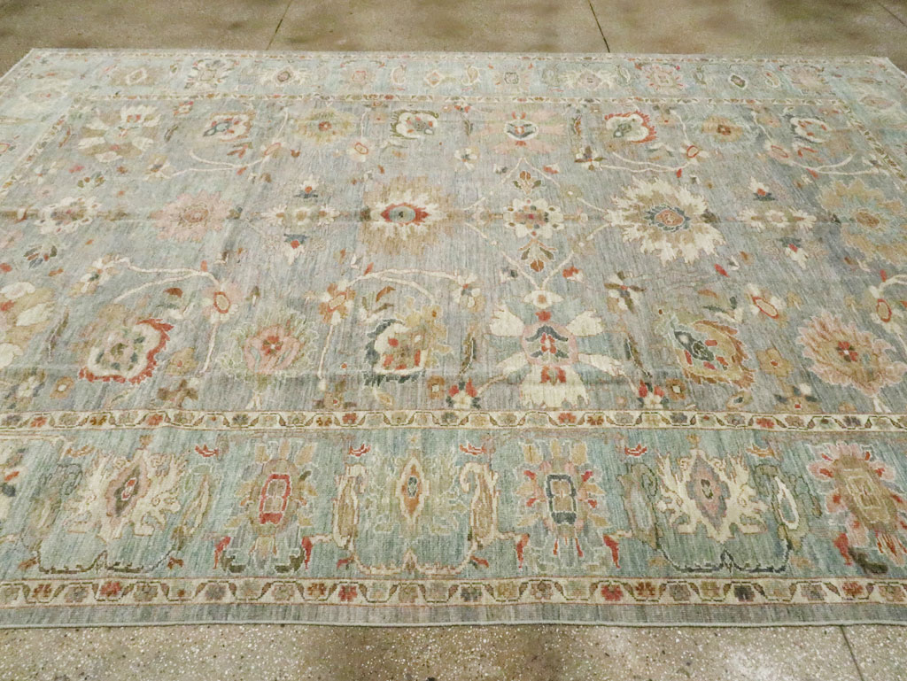 Modern Persian Sultanabad Room Size Carpet, No.30549 - Galerie Shabab