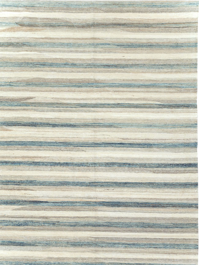 Modern Large Turkish Flatweave, No.30552 - Galerie Shabab