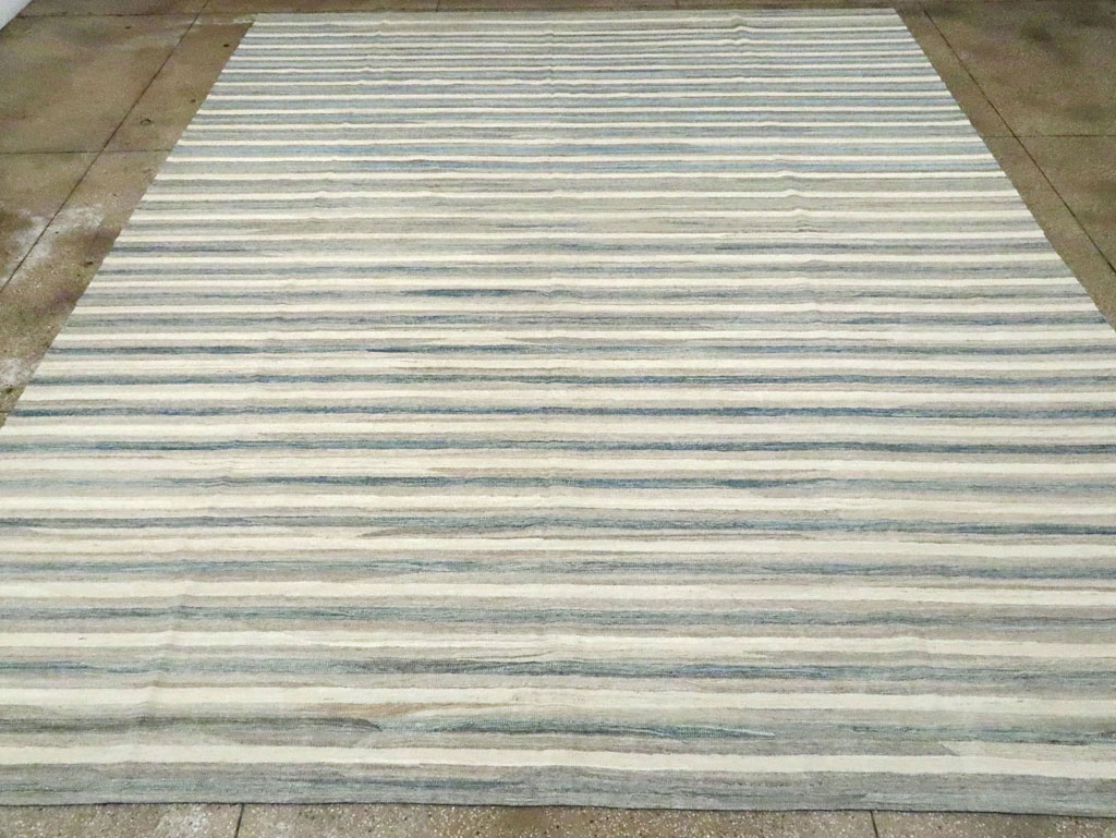 Modern Large Turkish Flatweave, No.30552 - Galerie Shabab