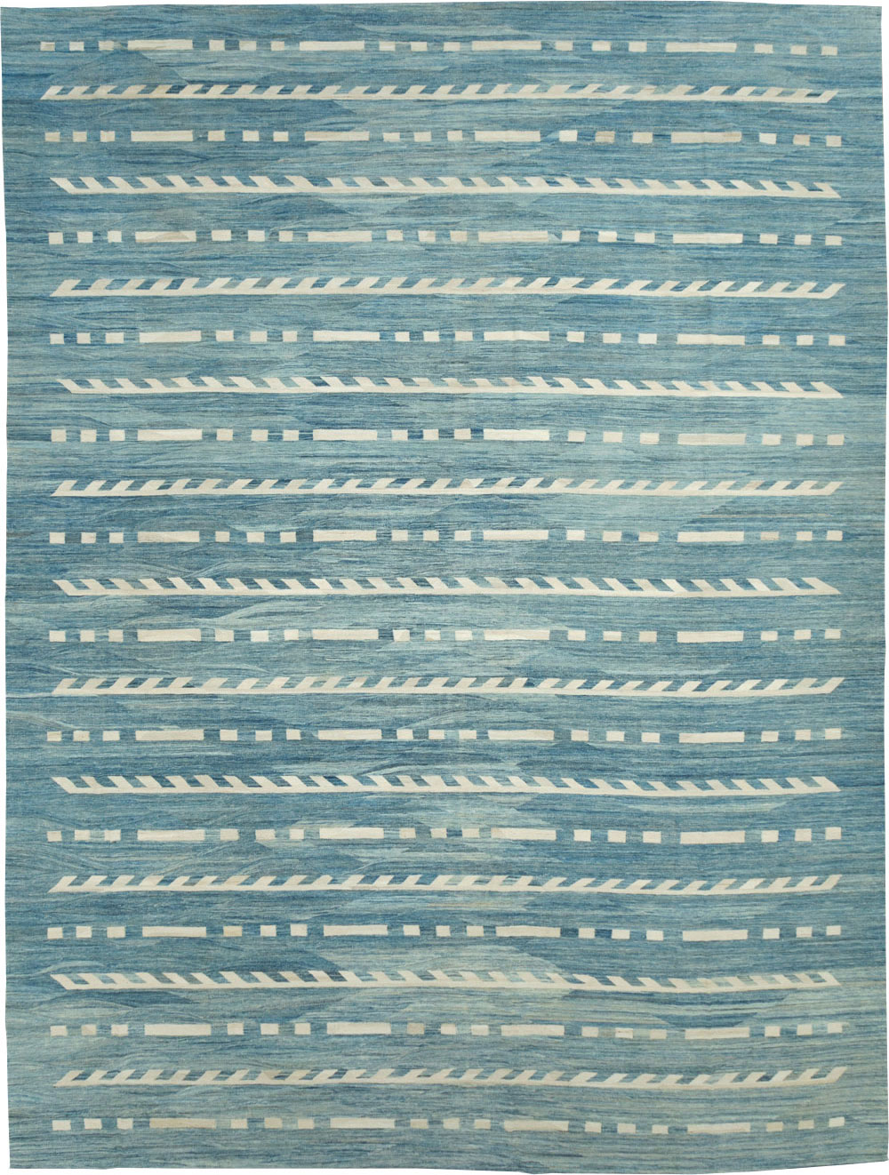 Modern Oversize Turkish Flatweave, No.30553 - Galerie Shabab