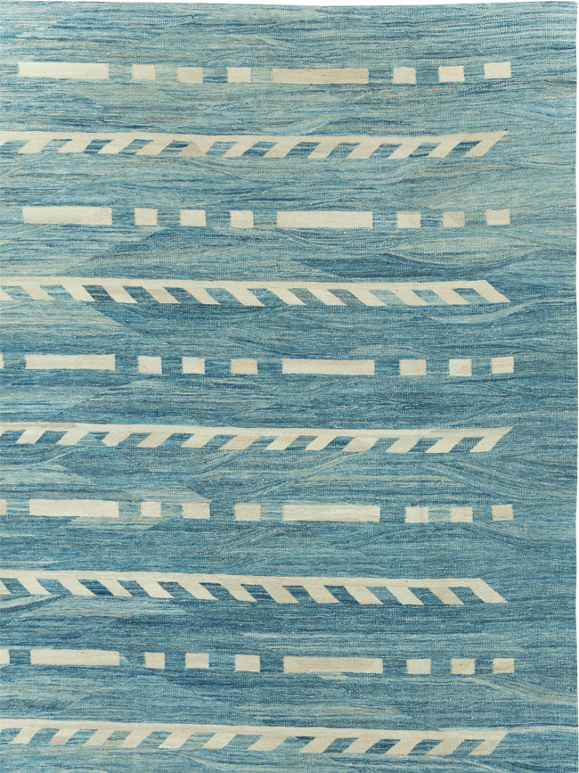 Modern Oversize Turkish Flatweave, No.30553 - Galerie Shabab