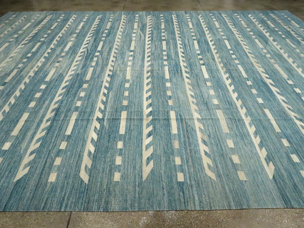 Modern Oversize Turkish Flatweave, No.30553 - Galerie Shabab