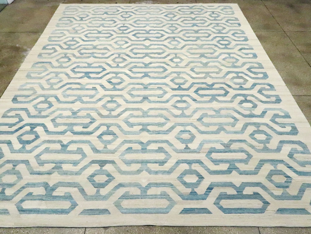 Modern Turkish Flatweave, No.30554 - Galerie Shabab