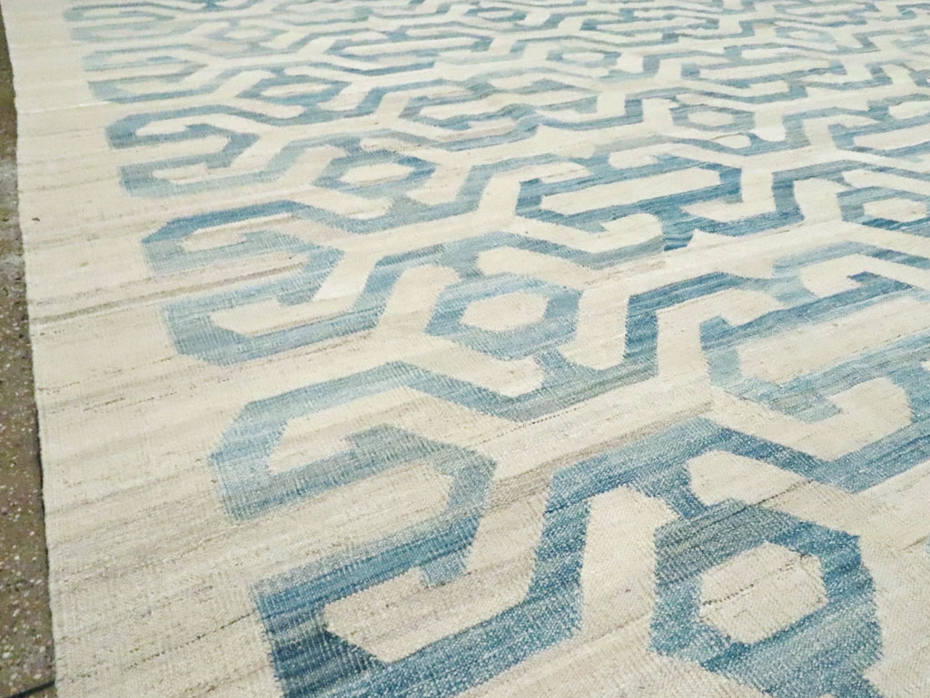 Modern Turkish Flatweave, No.30554 - Galerie Shabab