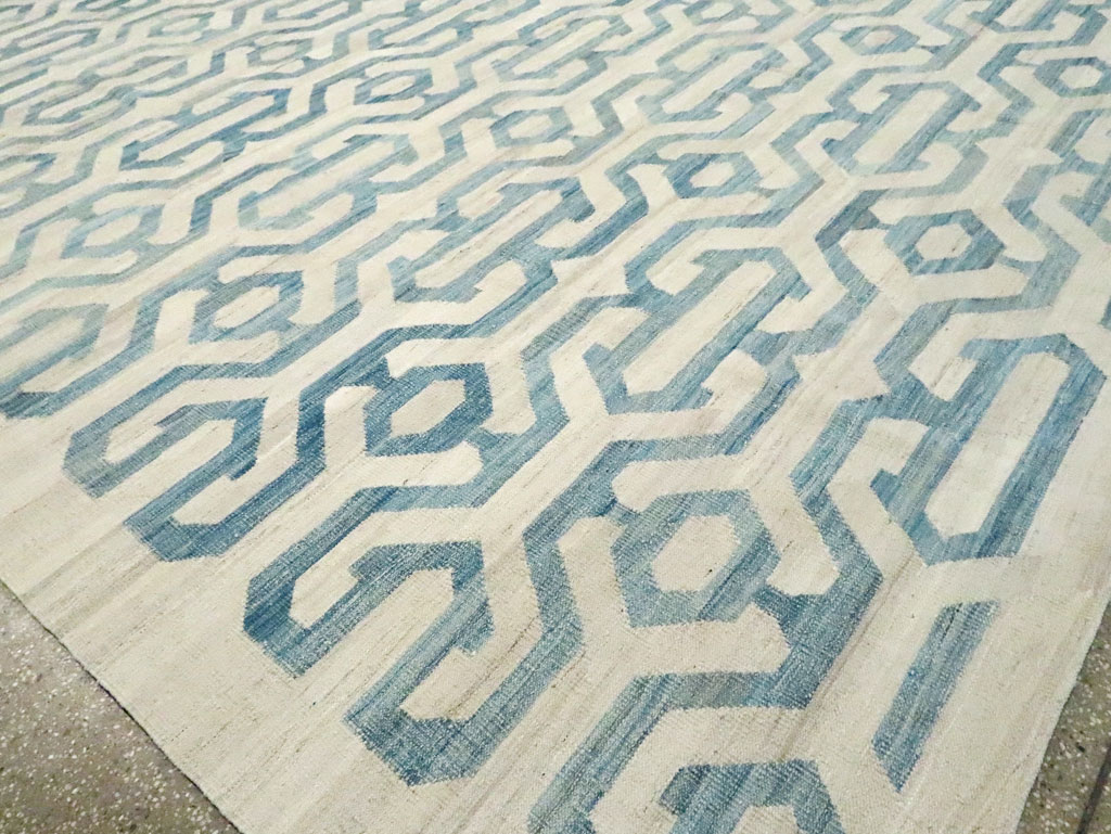 Modern Turkish Flatweave, No.30554 - Galerie Shabab
