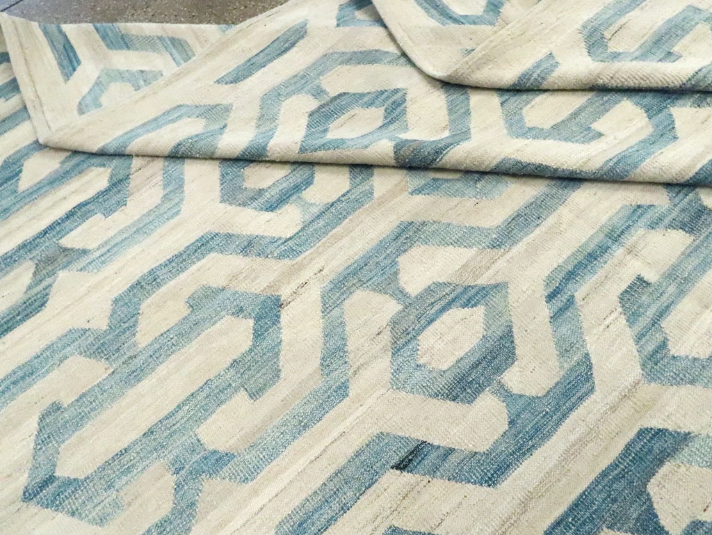 Modern Turkish Flatweave, No.30554 - Galerie Shabab