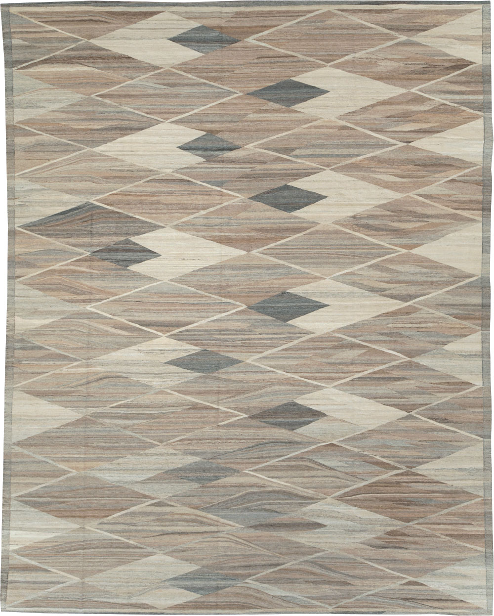 Modern Turkish Flatweave, No.30555 - Galerie Shabab