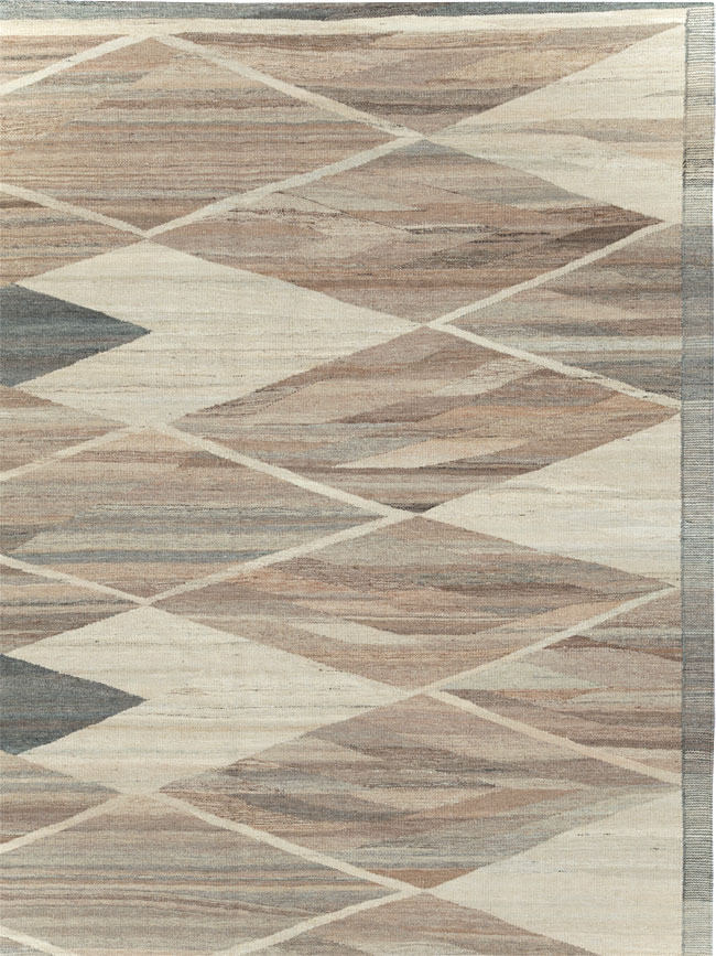 Modern Turkish Flatweave Kilim , No.30555 - Galerie Shabab