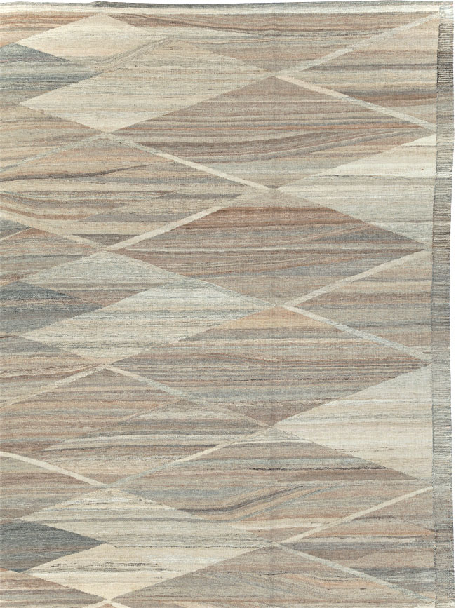 Modern Turkish Flatweave, No.30555 - Galerie Shabab