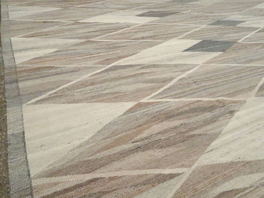 Modern Turkish Flatweave, No.30555 - Galerie Shabab