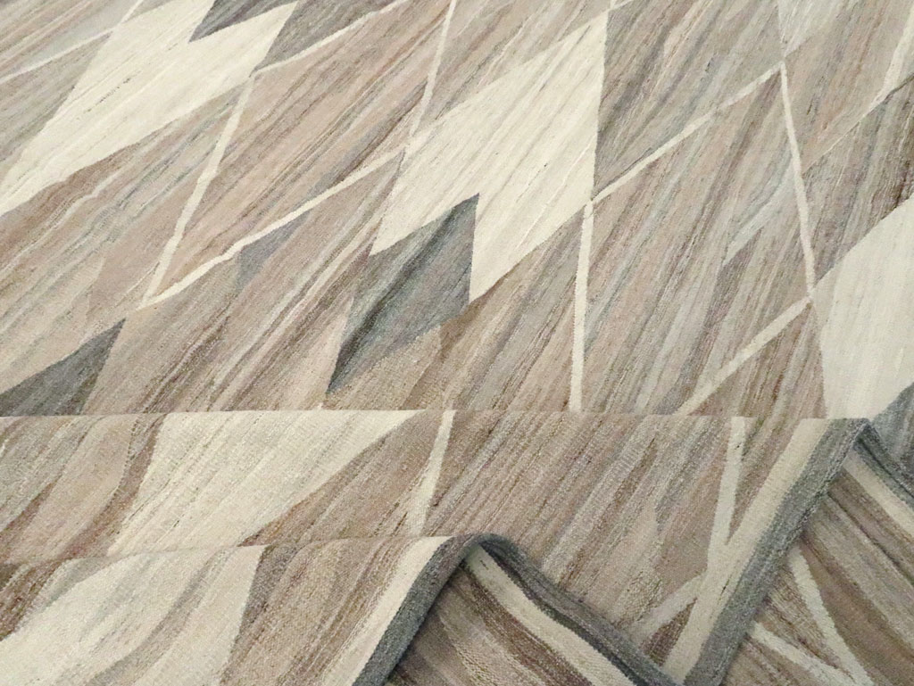 Modern Turkish Flatweave, No.30555 - Galerie Shabab