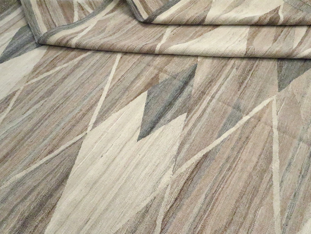 Modern Turkish Flatweave Kilim , No.30555 - Galerie Shabab