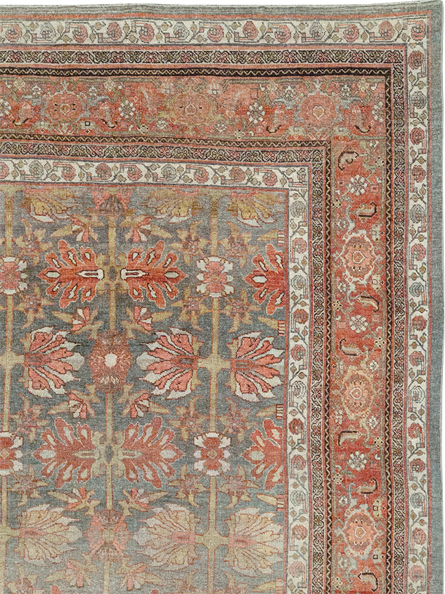 Antique Persian Bidjar Large Carpet, No.30558 - Galerie Shabab