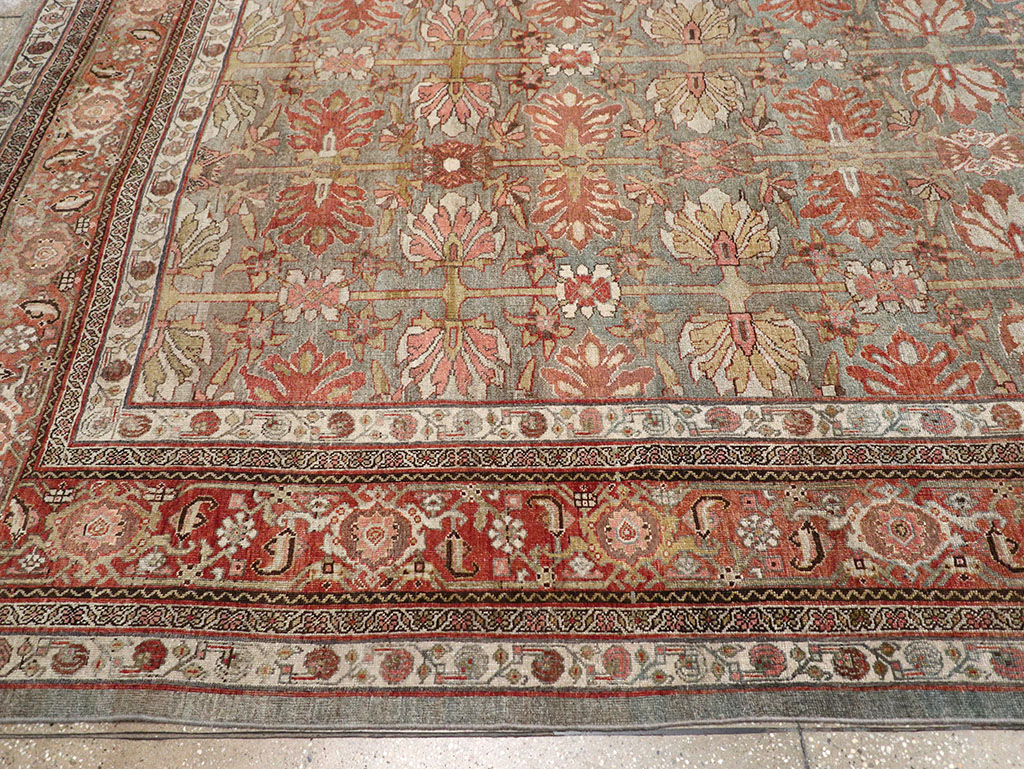 Antique Persian Bidjar Large Carpet, No.30558 - Galerie Shabab