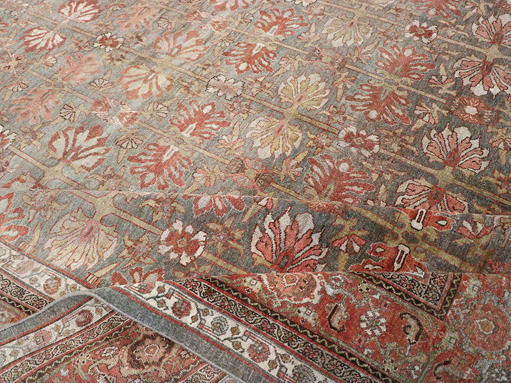 Antique Persian Bidjar Large Carpet, No.30558 - Galerie Shabab