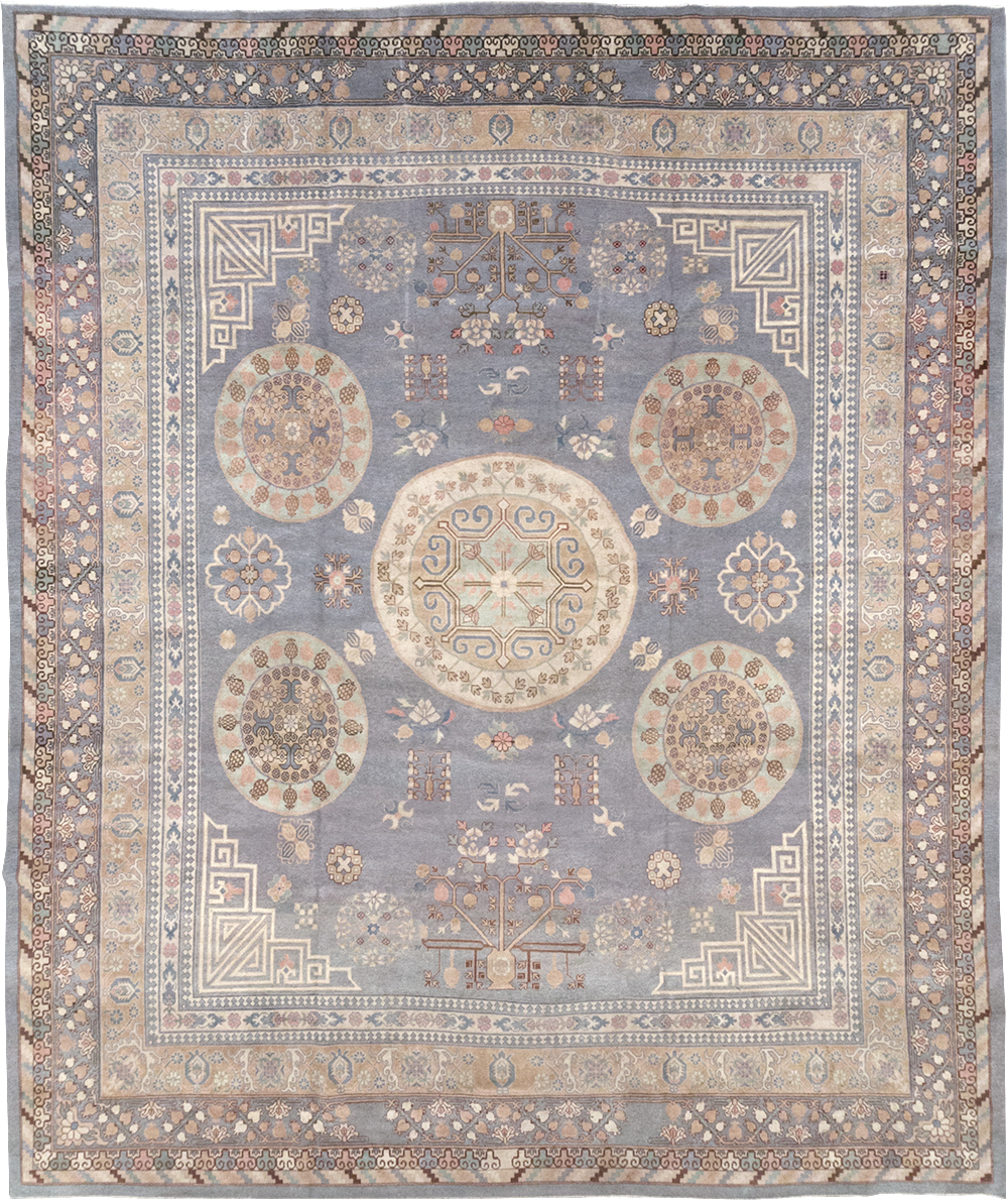 Modern East Turkestan Khotan Large Room Size Carpet, No.30559 - Galerie Shabab