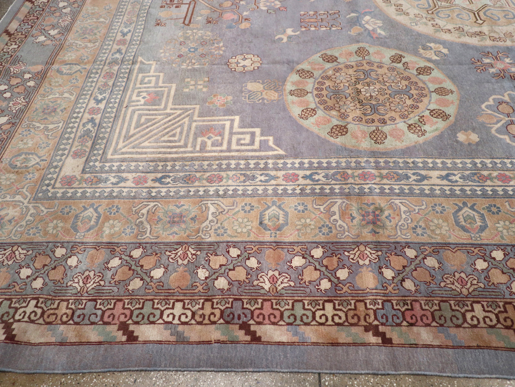 Modern East Turkestan Khotan Large Room Size Carpet, No.30559 - Galerie Shabab