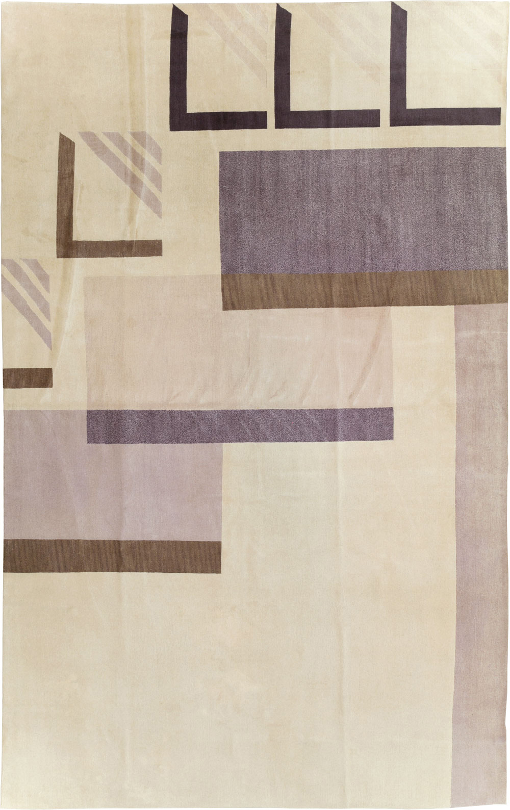 Modern Tibetan Art Deco Style Carpet, No.30562 - Galerie Shabab