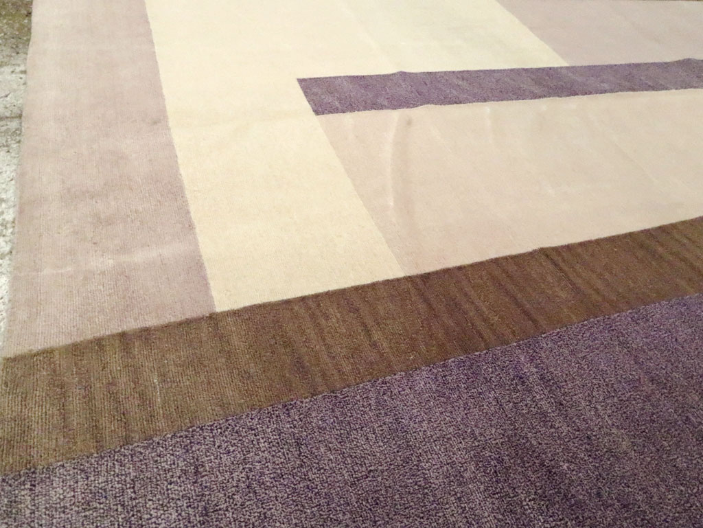 Modern Tibetan Art Deco Style Carpet, No.30562 - Galerie Shabab