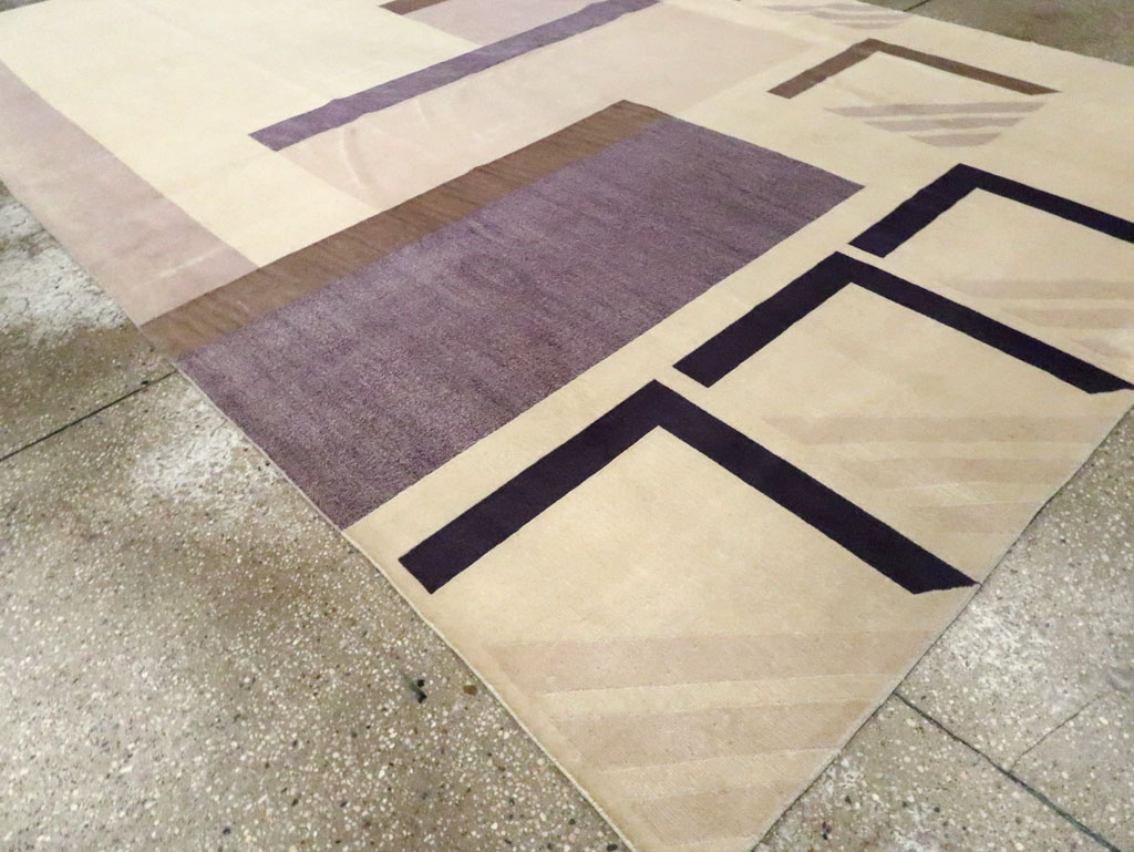 Modern Tibetan Art Deco Style Carpet, No.30562 - Galerie Shabab