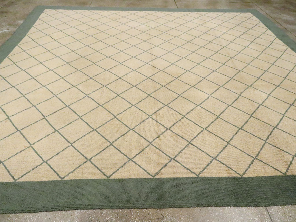 Vintage Spanish Savonnerie Square Carpet, No.30565 - Galerie Shabab