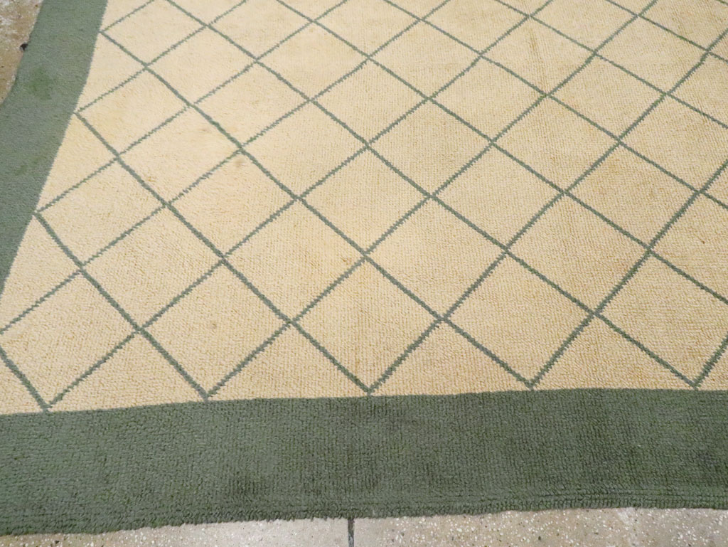 Vintage Spanish Savonnerie Square Carpet, No.30565 - Galerie Shabab