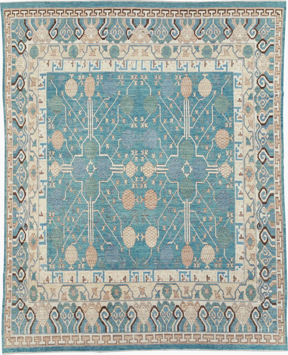 Modern Room Size Khotan Carpet, No.30568 - Galerie Shabab
