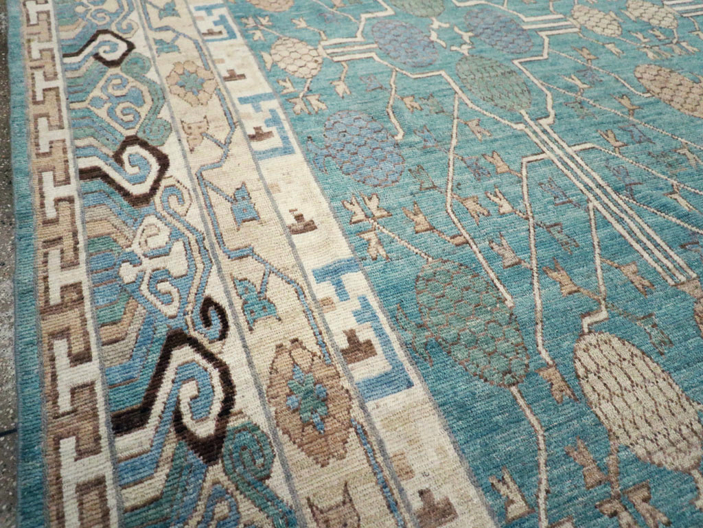Modern Room Size Khotan Carpet, No.30568 - Galerie Shabab