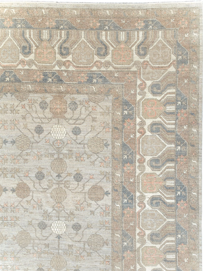 Modern Khotan Oversize Rug, No.30569 - Galerie Shabab