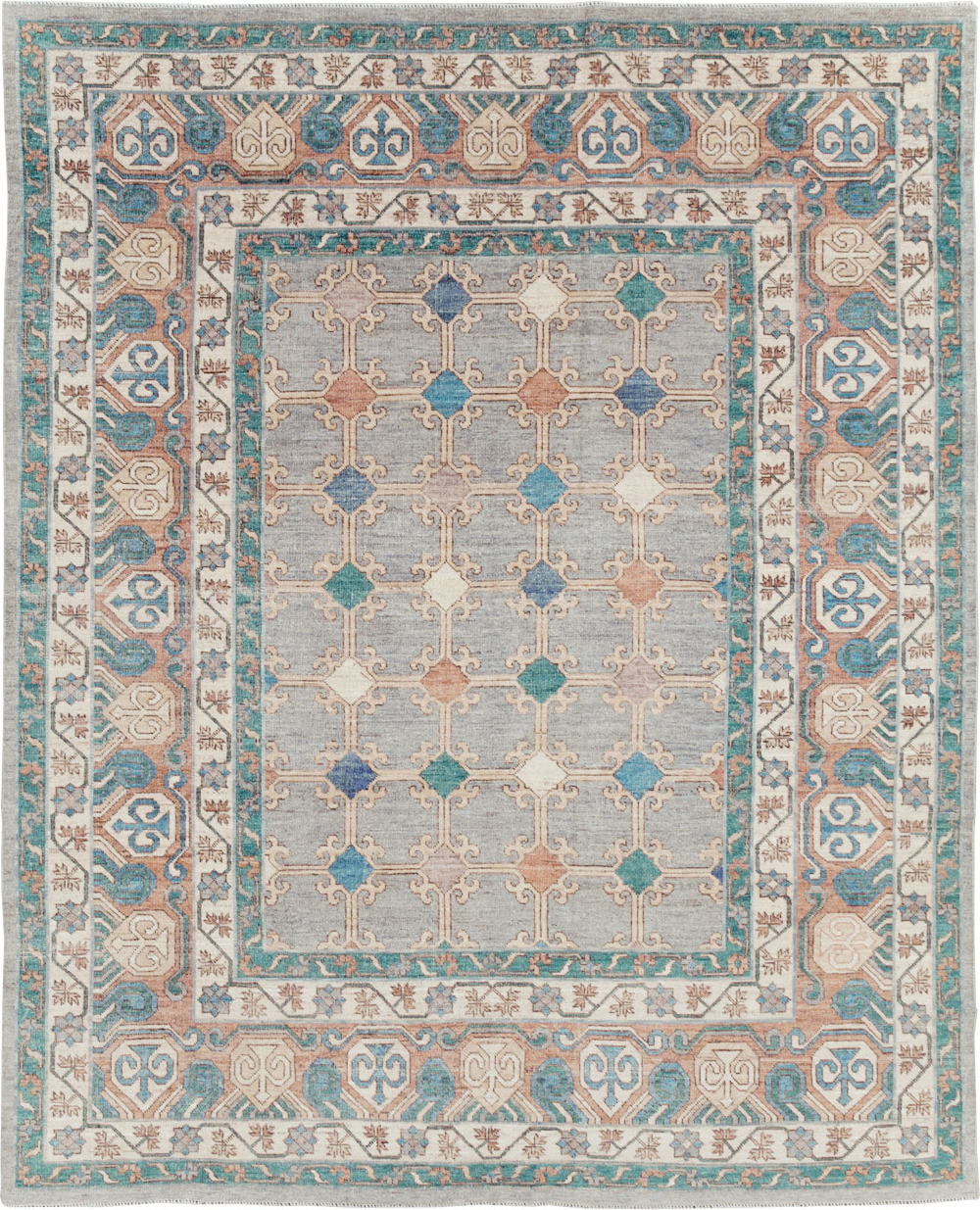 Modern Room Size Khotan Carpet, No.30570 - Galerie Shabab
