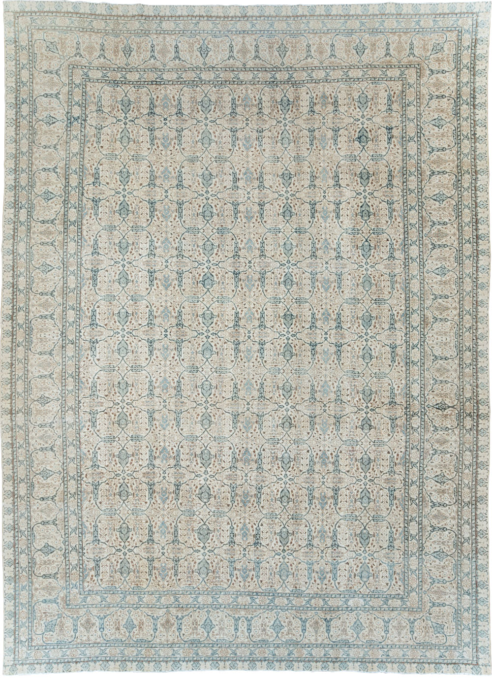 Vintage Persian Tabriz Carpet, No.30572 - Galerie Shabab