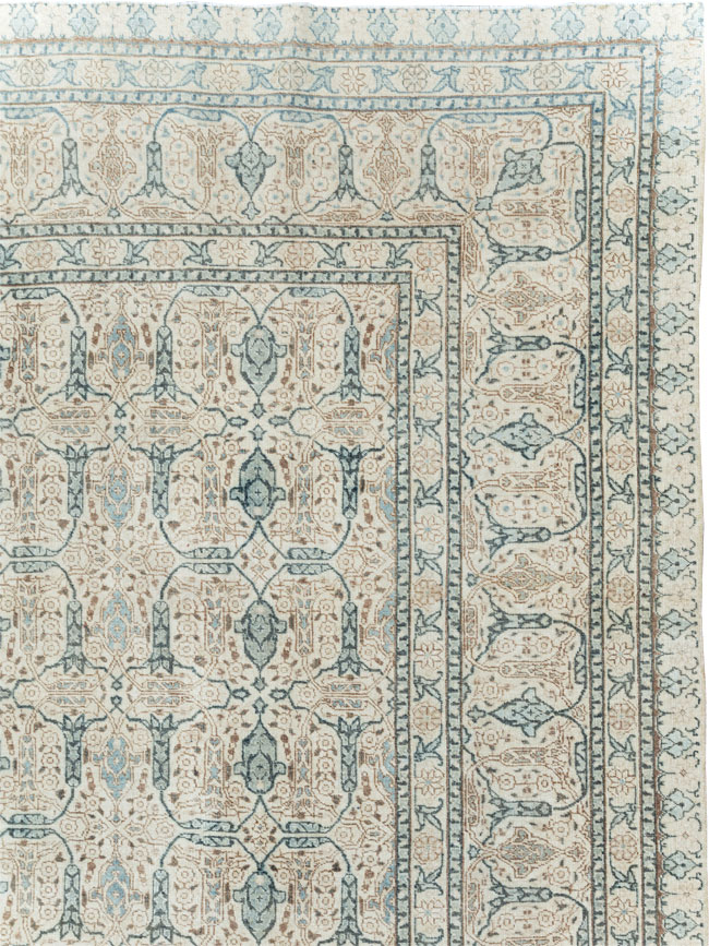 Vintage Persian Tabriz Carpet, No.30572 - Galerie Shabab