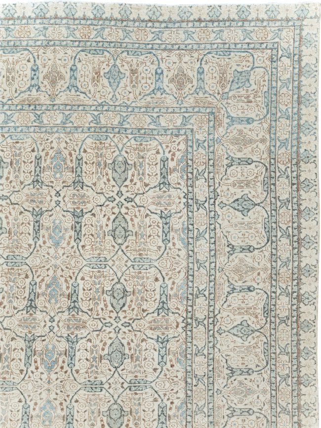Vintage Persian Tabriz Carpet, No.30572 - Galerie Shabab