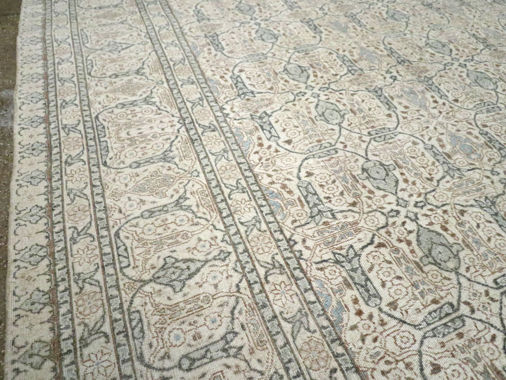 Vintage Persian Tabriz Carpet, No.30572 - Galerie Shabab