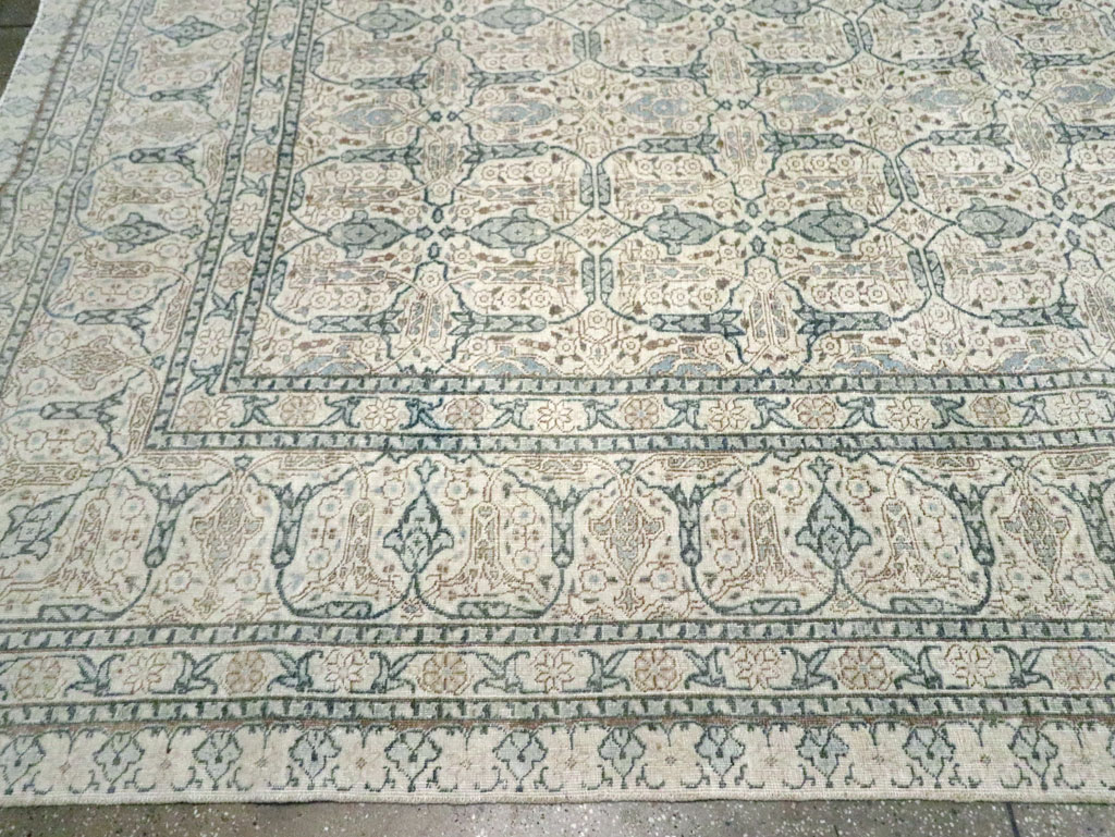 Vintage Persian Tabriz Carpet, No.30572 - Galerie Shabab
