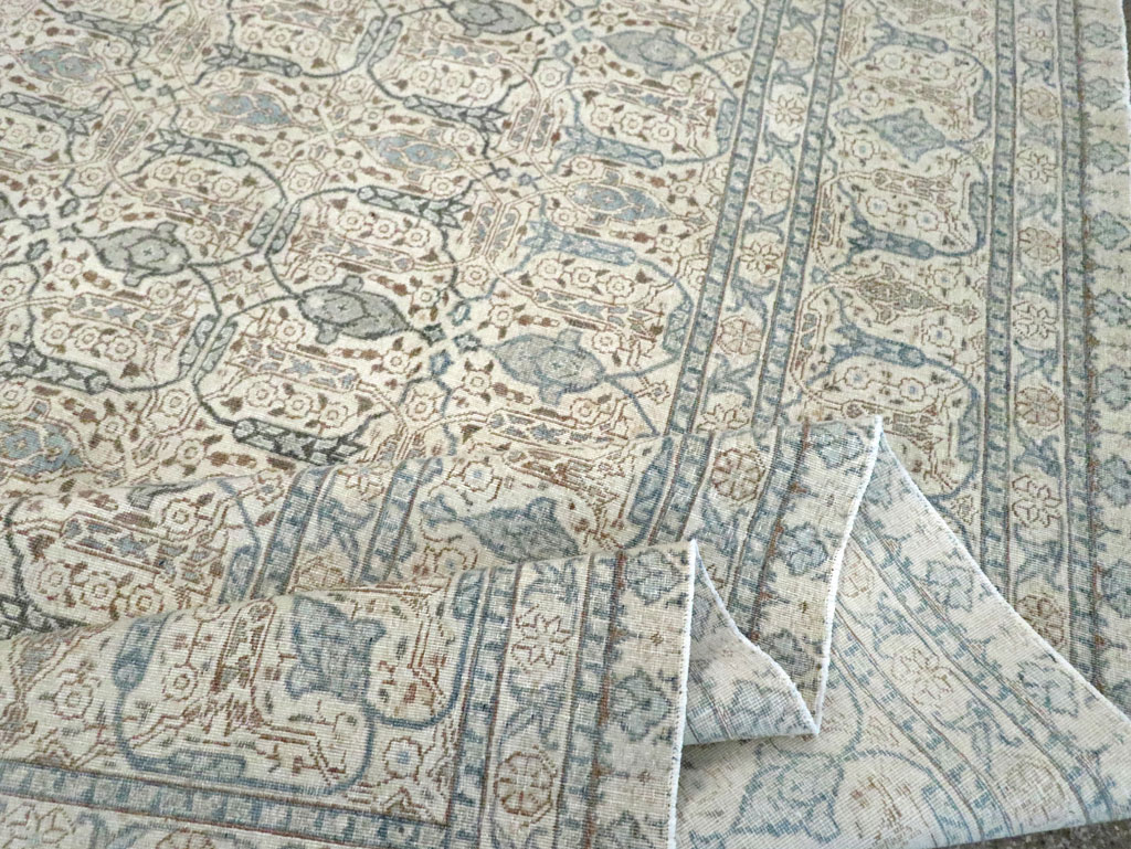 Vintage Persian Tabriz Carpet, No.30572 - Galerie Shabab