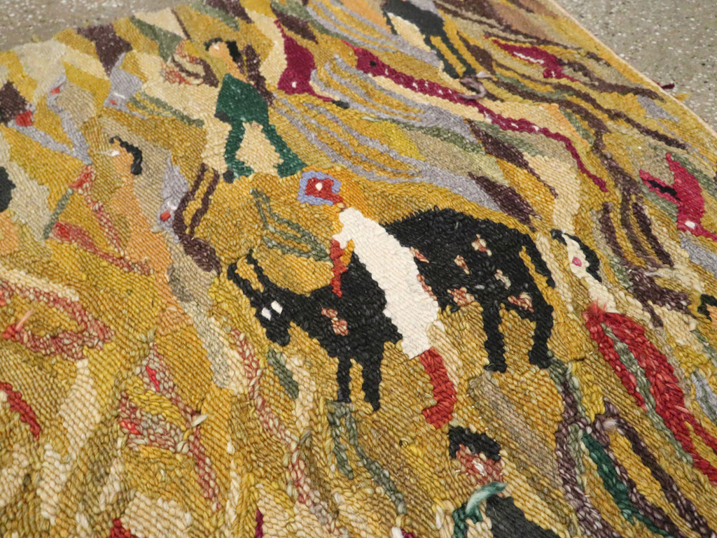 Vintage Bulgarian Tapestry, No.30576 - Galerie Shabab