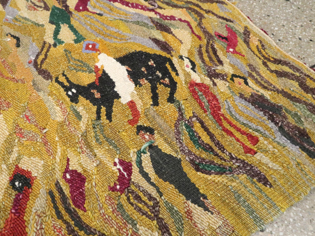 Vintage Bulgarian Tapestry, No.30576 - Galerie Shabab