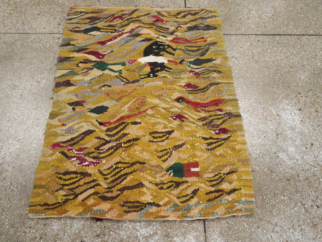 Vintage Bulgarian Tapestry, No.30576 - Galerie Shabab