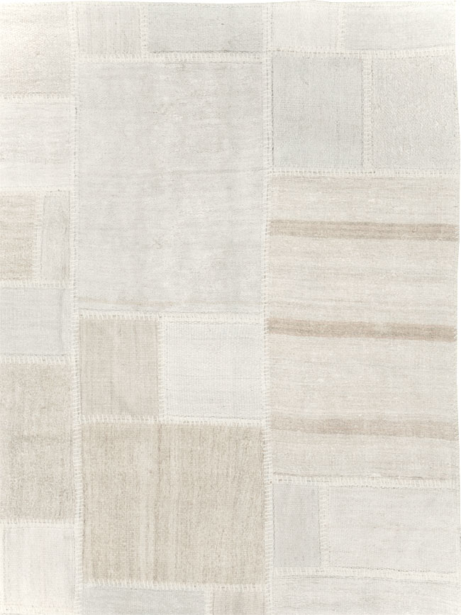 Modern Turkish Flatweave Kilim Room Size Carpet, No.30578 - Galerie Shabab