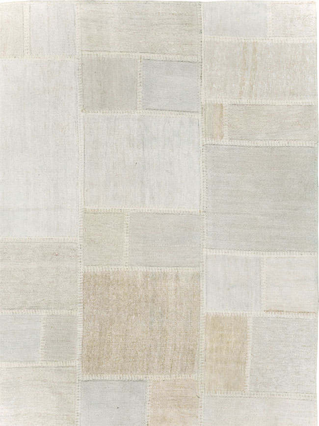 Contemporary Turkish Flatweave Kilim Patchwork Large Gallery Carpet, No.30580 - Galerie Shabab