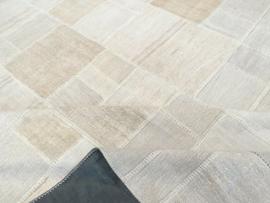 Contemporary Turkish Flatweave Kilim Patchwork Large Gallery Carpet, No.30580 - Galerie Shabab