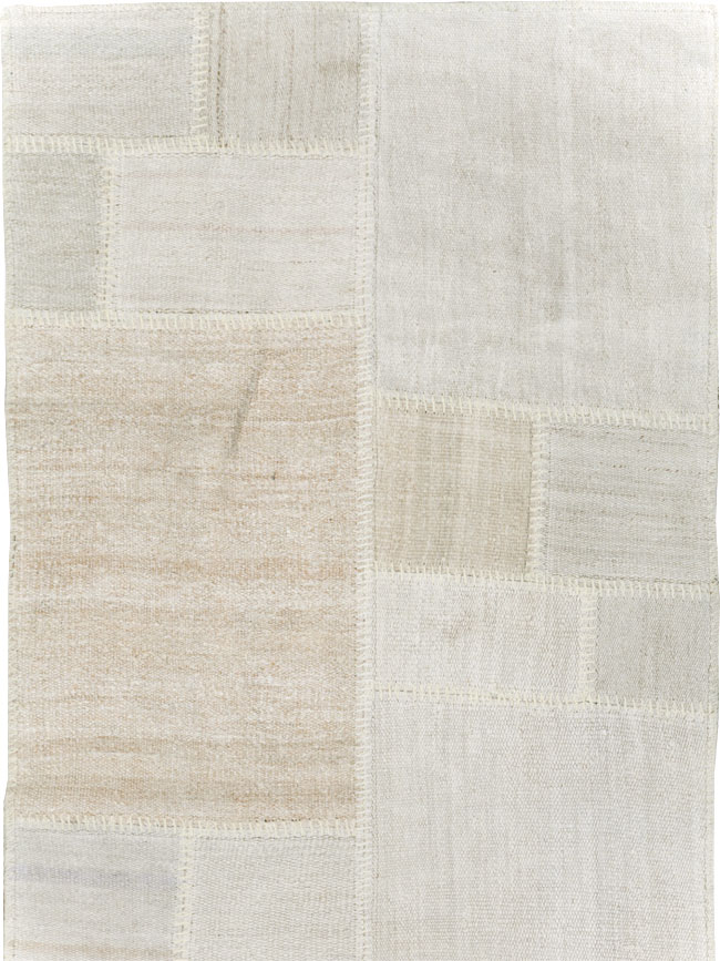 Contemporary Turkish Flatweave Kilim Patchwork Runner, No.30581 - Galerie Shabab