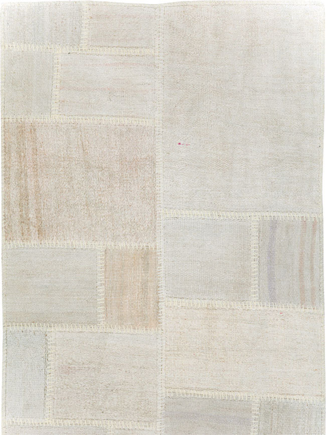 Contemporary Turkish Flatweave Kilim Patchwork Runner, No.30581 - Galerie Shabab