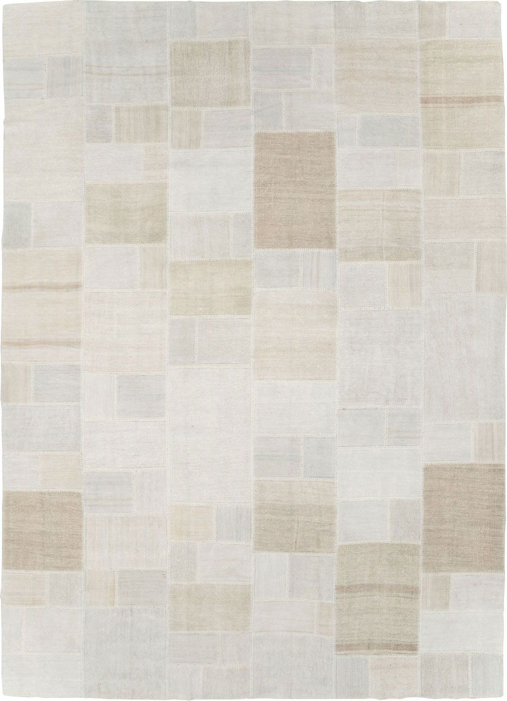 Modern Turkish Flatweave Kilim Room Size Carpet, No.30582 - Galerie Shabab