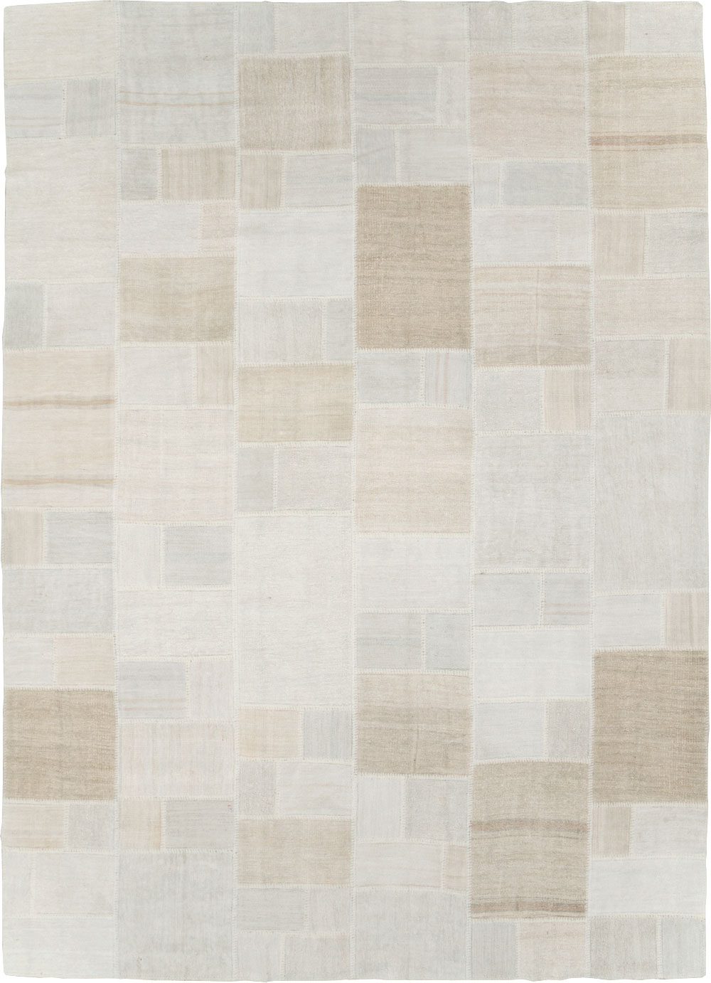 Modern Turkish Flatweave Kilim Room Size Carpet, No.30582 - Galerie Shabab