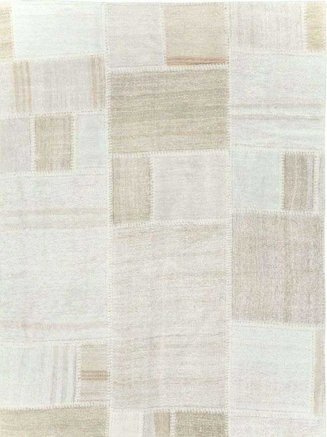 Contemporary Turkish Flatweave Large Room Size Carpet, No.30585 - Galerie Shabab