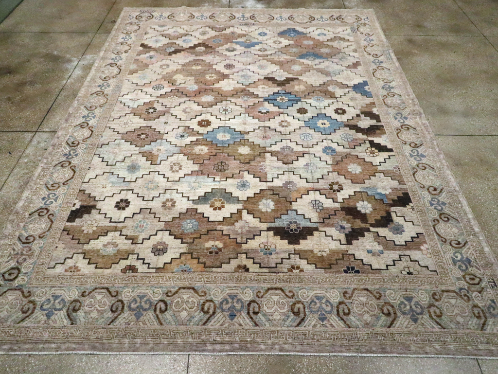 Modern Khotan Carpet, No.30589 - Galerie Shabab