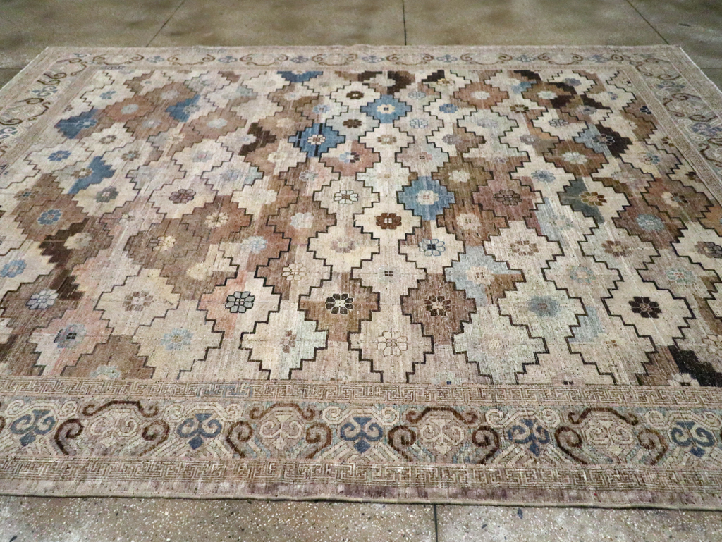 Modern Khotan Carpet, No.30589 - Galerie Shabab
